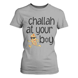 Festival Of Lights Gift T Shirt For Women Hanukkah Challah At Ya Boy TS12 Sport Gray Print Your Wear