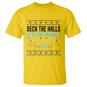 Deck The Halls With Matzo Balls T Shirt Funny Ugly Jewish Holiday Gift TS12 Daisy Print Your Wear