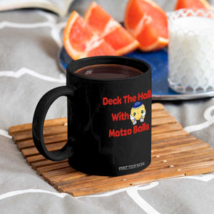 Deck The Halls With Matzo Balls Coffee Mug Religious Jewish Holiday Gift TS12 Print Your Wear