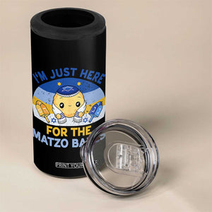 Im Just Here For The Matzo Balls 4 in 1 Can Cooler Tumbler Funny Jewish Holiday Gift TS12 Print Your Wear