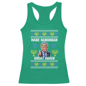 Make Hanukkah Great Again Racerback Tank Top Funny Ugly Jewish Holiday Gift TS12 Irish Green Print Your Wear