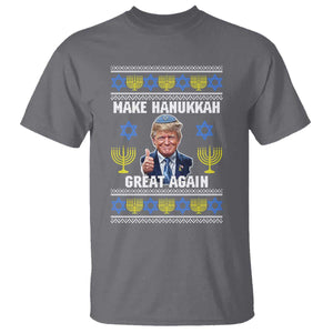 Make Hanukkah Great Again T Shirt Funny Ugly Jewish Holiday Gift TS12 Charcoal Print Your Wear