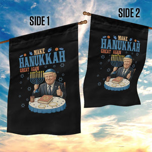 Funny Jewish Holiday Garden Flag Make Hanukkah Great Again Ugly Gift TS12 Print Your Wear