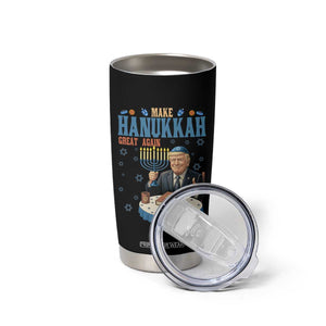 Funny Jewish Holiday Tumbler Cup Make Hanukkah Great Again Ugly Gift TS12 Print Your Wear