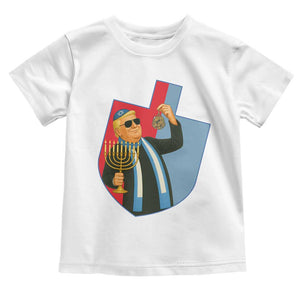 Funny Hanukkah Trump Toddler T Shirt Festival Of Lights Gift TS12 White Print Your Wear