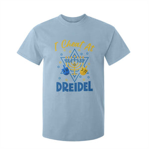 I Cheat At Dreidel T Shirt For Kid Funny Hanukkah Jewish Gift TS12 Light Blue Print Your Wear