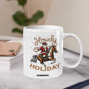 Black Santa Howdy Western Cowboy Coffee Mug Christmas Gift TS12 Print Your Wear