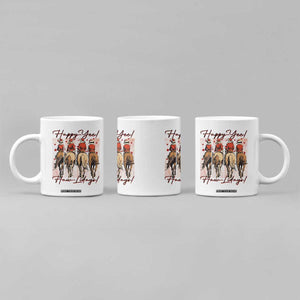 Happy Yee Haw Lidays Coffee Mug Western Christmas Horse Rider Cowgirl Gift TS12 Print Your Wear