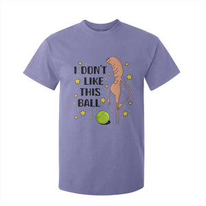 Funny Marcus The Worm Tennis Lover T Shirt For Kid I Do Not Like This Ball TS12 Violet Print Your Wear