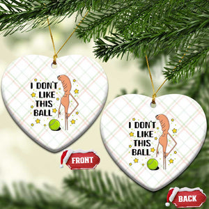 Funny Marcus The Worm Tennis Lover Ceramic Ornament I Do Not Like This Ball TS12 Print Your Wear