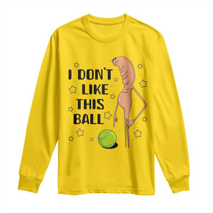 Funny Marcus The Worm Tennis Lover Long Sleeve Shirt I Do Not Like This Ball TS12 Daisy Print Your Wear