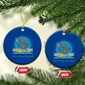 I Do Not Like This Ball Ceramic Ornament Funny Marcus The Worm Tennis Meme TS12 1pc Blue Print Your Wear