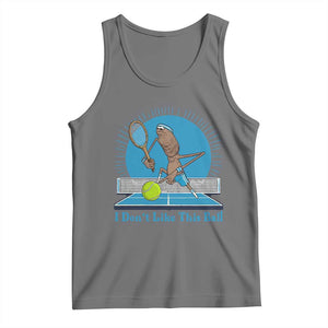 I Do Not Like This Ball Tank Top Funny Marcus The Worm Tennis Meme TS12 Black Heather Print Your Wear