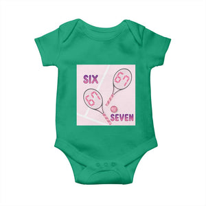 Funny Six Seven Tennis Meme Baby Onesie Valentine For Women TS12 Irish Green Print Your Wear