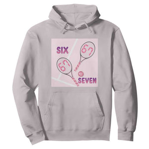 Funny Six Seven Tennis Meme Hoodie Valentine For Women TS12 Ice Gray Print Your Wear