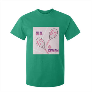 Funny Six Seven Tennis Meme T Shirt For Kid Valentine For Women TS12 Irish Green Print Your Wear