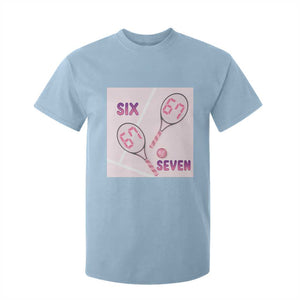 Funny Six Seven Tennis Meme T Shirt For Kid Valentine For Women TS12 Light Blue Print Your Wear