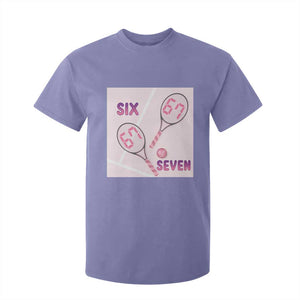 Funny Six Seven Tennis Meme T Shirt For Kid Valentine For Women TS12 Violet Print Your Wear