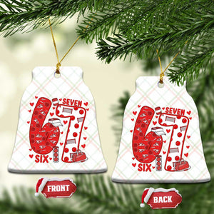 Six Seven Tennis Meme Ceramic Ornament Funny Gen Alpha Valentine TS12 Print Your Wear