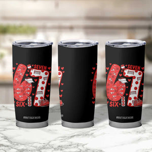 Six Seven Tennis Meme Tumbler Cup Funny Gen Alpha Valentine TS12 Print Your Wear