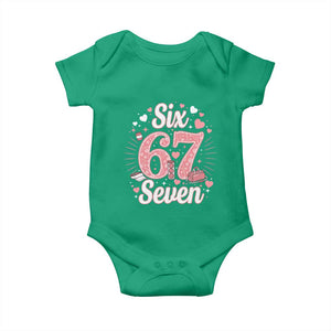 Funny Six Seven Tennis Meme Baby Onesie Gen Z Valentine TS12 Irish Green Print Your Wear