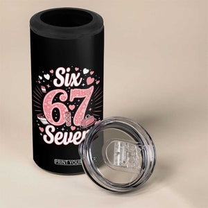 Funny Six Seven Tennis Meme 4 in 1 Can Cooler Tumbler Gen Z Valentine TS12 Print Your Wear
