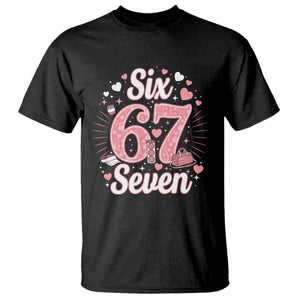 Funny Six Seven Tennis Meme T Shirt Gen Z Valentine TS12 Black Print Your Wear