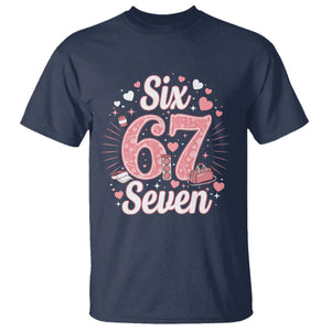 Funny Six Seven Tennis Meme T Shirt Gen Z Valentine TS12 Navy Print Your Wear