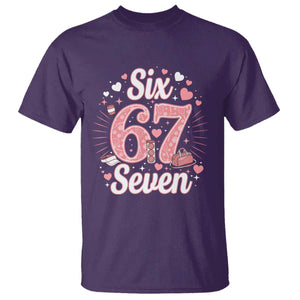 Funny Six Seven Tennis Meme T Shirt Gen Z Valentine TS12 Purple Print Your Wear