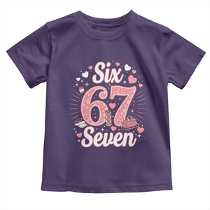 Funny Six Seven Tennis Meme Toddler T Shirt Gen Z Valentine TS12 Purple Print Your Wear