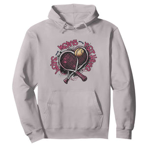 Love Means Nothing Hoodie Tennis Lovers TS12 Ice Gray Print Your Wear