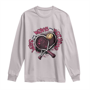 Love Means Nothing Long Sleeve Shirt Tennis Lovers TS12 Ice Gray Print Your Wear