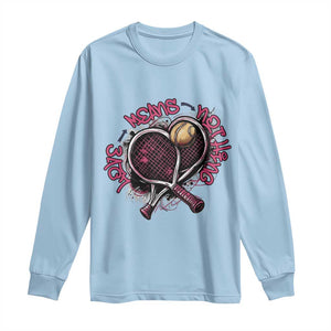 Love Means Nothing Long Sleeve Shirt Tennis Lovers TS12 Light Blue Print Your Wear