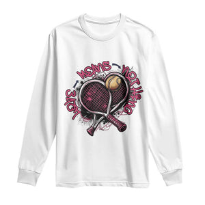 Love Means Nothing Long Sleeve Shirt Tennis Lovers TS12 White Print Your Wear