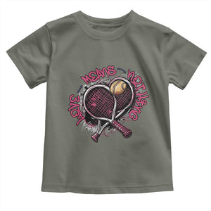 Love Means Nothing Toddler T Shirt Tennis Lovers TS12 Military Green Print Your Wear