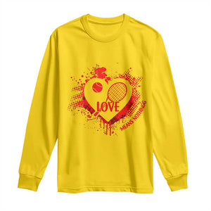 Love Means Nothing To A Tennis Player Long Sleeve Shirt Valentines Day Gift TS12 Daisy Print Your Wear