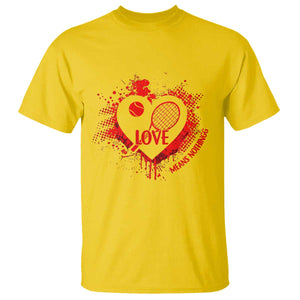 Love Means Nothing To A Tennis Player T Shirt Valentines Day Gift TS12 Daisy Print Your Wear