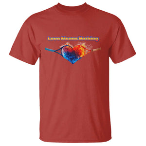 Love Means Nothing T Shirt Valentines Day Gift TS12 Red Print Your Wear