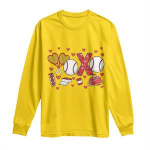 Cute XOXO Tennis Player Long Sleeve Shirt Valentines Tennis Gift TS12 Daisy Print Your Wear