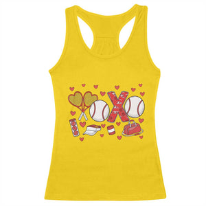 Cute XOXO Tennis Player Racerback Tank Top Valentines Tennis Gift TS12 Daisy Print Your Wear
