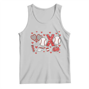 Cute XOXO Tennis Player Tank Top Valentines Tennis Gift TS12 Ash Print Your Wear