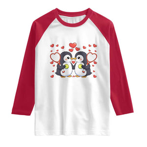 Cute XOXO Tennis Player Raglan Shirt Valentines Day Gift TS12 White Red Print Your Wear