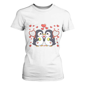 Cute XOXO Tennis Player T Shirt For Women Valentines Day Gift TS12 White Print Your Wear