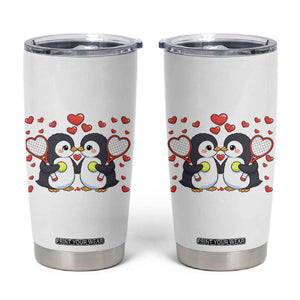 Cute XOXO Tennis Player Tumbler Cup Valentines Day Gift TS12 White Print Your Wear