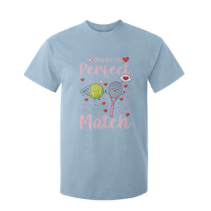 You Are My Perfect Match T Shirt For Kid Gift For Tennis Couple TS12 Light Blue Print Your Wear