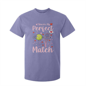 You Are My Perfect Match T Shirt For Kid Gift For Tennis Couple TS12 Violet Print Your Wear