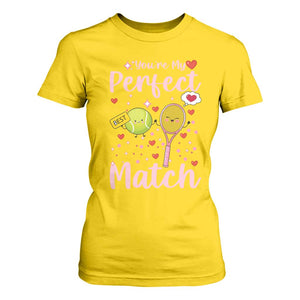 You Are My Perfect Match T Shirt For Women Gift For Tennis Couple TS12 Daisy Print Your Wear