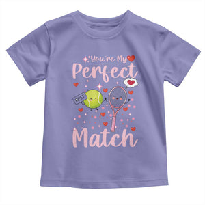 You Are My Perfect Match Toddler T Shirt Gift For Tennis Couple TS12 Violet Print Your Wear
