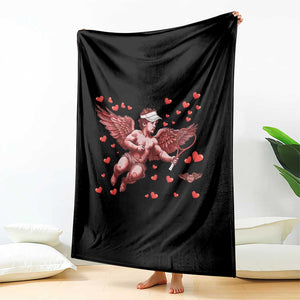 Cute Cupid Tennis Angel Throw Blanket Valentines Day Gift TS12 Print Your Wear