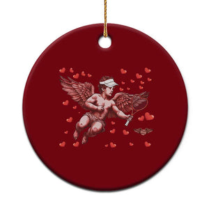 Cute Cupid Tennis Angel Ceramic Ornament Valentines Day Gift TS12 1pc Red Print Your Wear